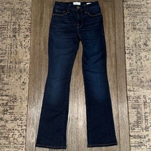 Frame Denim Women's Straight Leg Jeans - Dark Blue